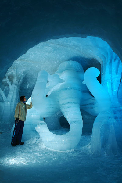 grotte tignes